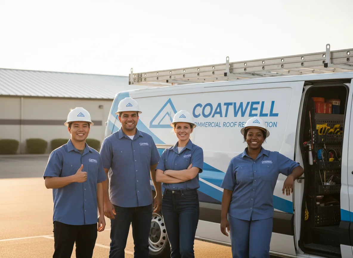 Commercial roof coating company in Montague, MA